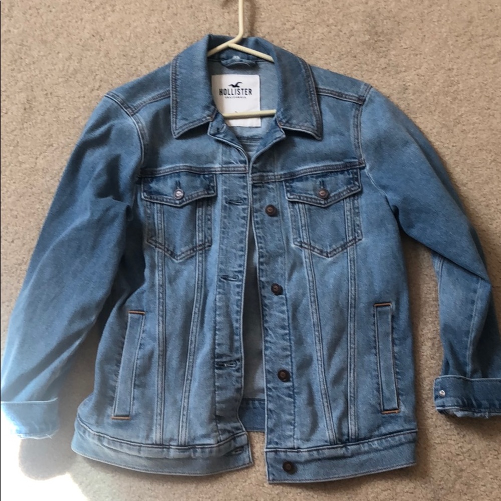 Hollister Denim Jacket Light Medium Wash